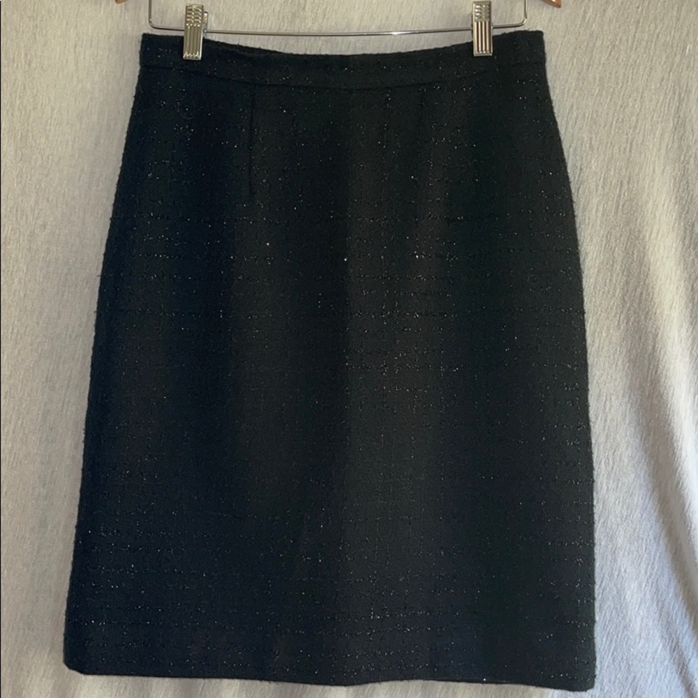 Chantal Gaudreau sparkling black pencil skirt size 8